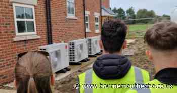 College students visit new housing development in New Milton