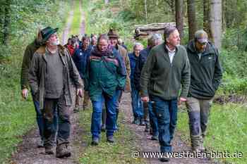 Zum Abschied ein Spaziergang durch „seinen“ Lübbecker Wald