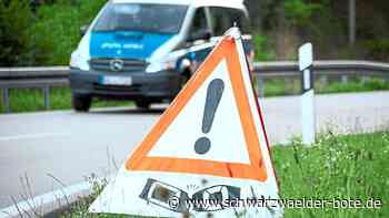 Unfall auf der B 294: Frontalzusammenstoß bei Simmersfeld – zwei Verletzte