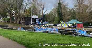 Police cordon off part of Tuckton Tea Gardens