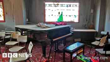 Gaza’s Music Conservatory Burned And Its Instruments Were Destroyed. All Except One