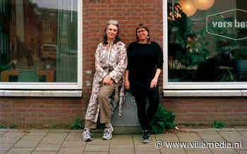 Hoofdredacteur Eeva Liukku en uitgever Hilde Westerink (Vers Beton) ontvangen Laurenspenning