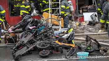 Firefighters across the country gather for FDNY Li-ion battery fire training