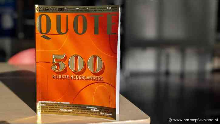 Flevoland - Dit zijn de Flevolanders in Quote 500