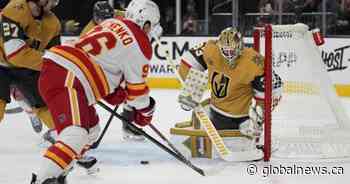 Hill gets shutout as Golden Knights win 5-0 over Flames