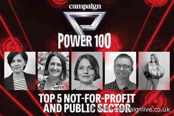 Power 100 2024: Top five in not-for-profit and public sector