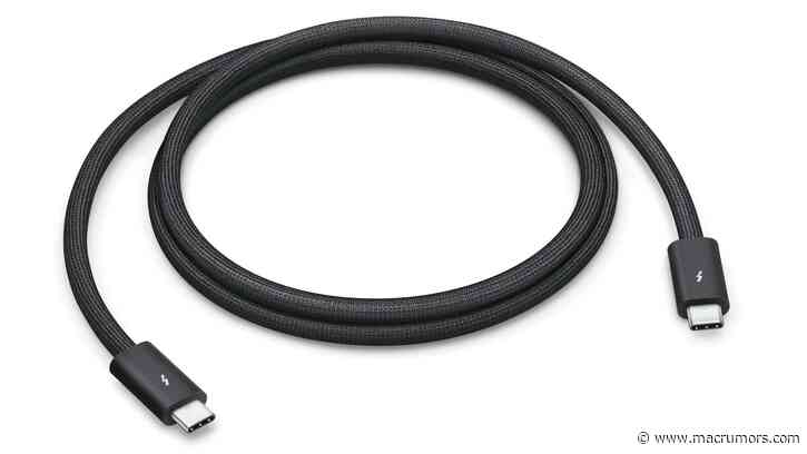 Apple Now Selling Thunderbolt 5 Cable for M4 Mac Mini and MacBook Pro