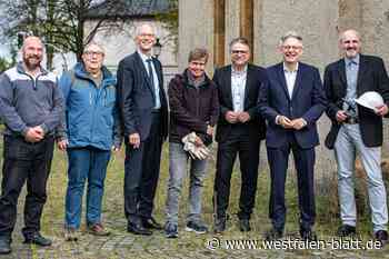 Kirchturmsanierung in Preußisch Oldendorf hat begonnen