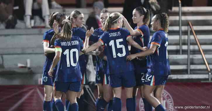 Na recordzege op Indonesië winnen Oranje Leeuwinnen ook bij serieuze test tegen Denemarken