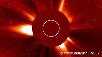 Mesmerizing moment the sun swallows 'Halloween Comet'