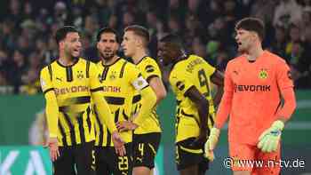 Aus gegen Wolfsburg im DFB-Pokal: In der 117. Minute fliegt der BVB endgültig auseinander