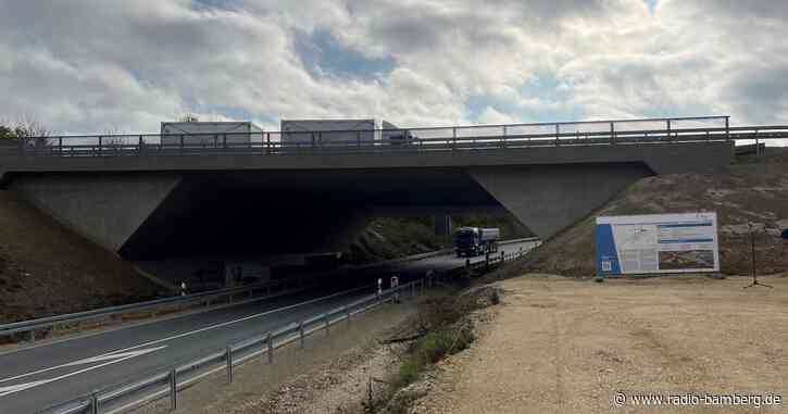Freie Fahrt auf der A70 bei Scheßlitz
