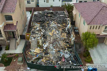 A Las Vegas house fire claimed 4 lives. Now, the home is mostly demolished