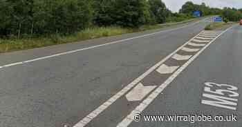 Disruption on M53 Southbound after reports of accident