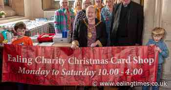 Ealing's festive card shop opens for its 39th year