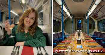 The coolest London spot where you eat a six-course meal on a tube carriage