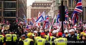 Thousands gather for Tommy Robinson’s protest in London as he remains in custody