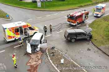 Unfall bei Steinheim: Drei Verletzte nach Zusammenprall