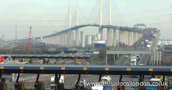'Severe delays' tonight as 'serious' motorbike crash shuts Dartford Crossing