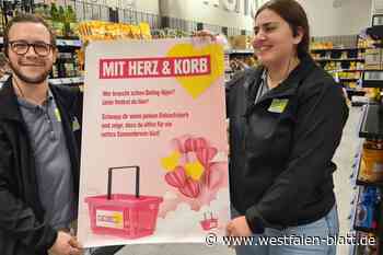 Ein rosafarbener Korb zum Verlieben