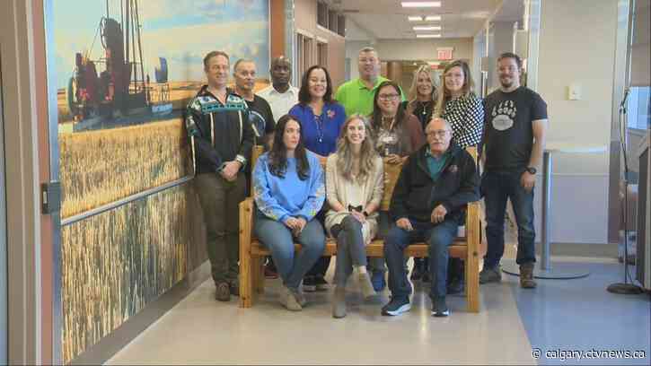 'Bench of Hope' unveiled at Peter Lougheed Centre creates physical safe space for Indigenous peoples