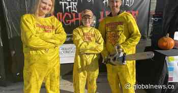 Winnipeggers getting into the Halloween spirit