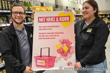 Ein rosa Einkaufskorb zum Verlieben