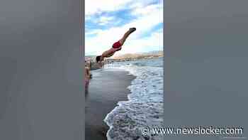 Because running straight into the water is too mainstream #smoothoperator