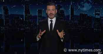 Kimmel and More Late Night Hosts Mock Trump’s Garbage Truck Stunt