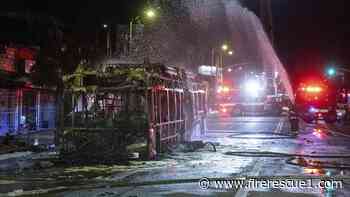L.A. bus torched, stores looted after Dodgers win World Series