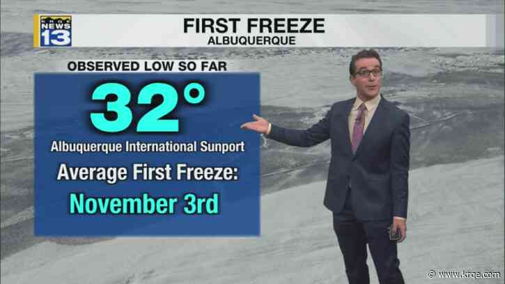 A cold Halloween start, but warmer temperatures ahead