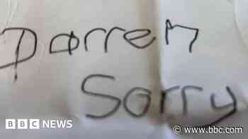 Stolen ring posted back to owner with apology note