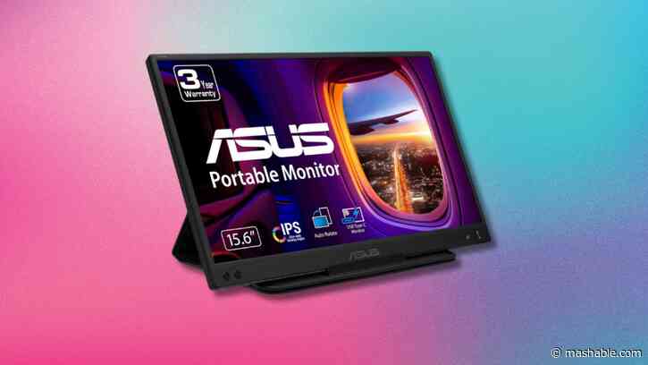 Live your digital nomad fantasy with 14% off the ASUS ZenScreen portable monitor