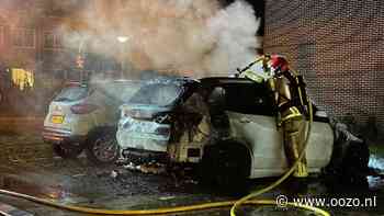 Auto volledig uitgebrand aan Riethalmweg in Landsmeer