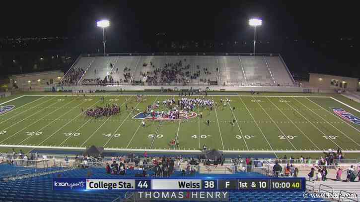 Texas high school football scores for Thursday, Oct. 31