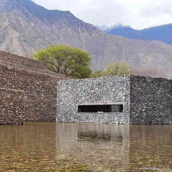 PL-T Architecture nestles stepped winery beside Tibetan mountain