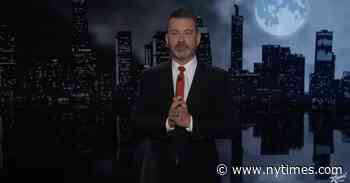 Jimmy Kimmel Trashes Trump’s ‘Cosplay Garbage Man’