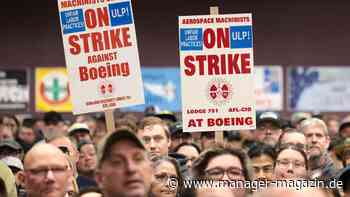Boeing: Streikende Arbeiter erhalten Angebot von 38 Prozent mehr Gehalt