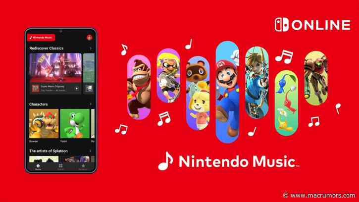 Nintendo Launches Music Streaming App for Switch Online Subscribers