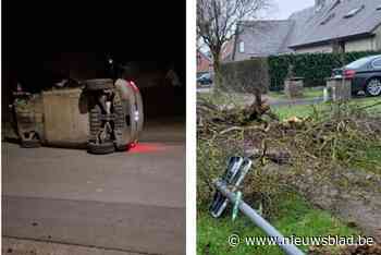 Grote ravage bij nachtelijk ongeval