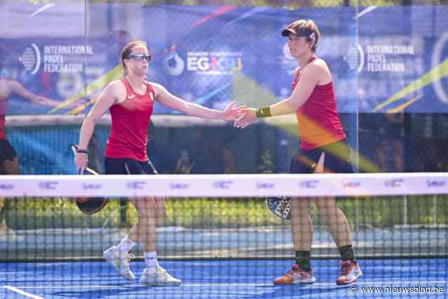 Belgische vrouwen duelleren met Denemarken voor plaats 9 op WK Padel