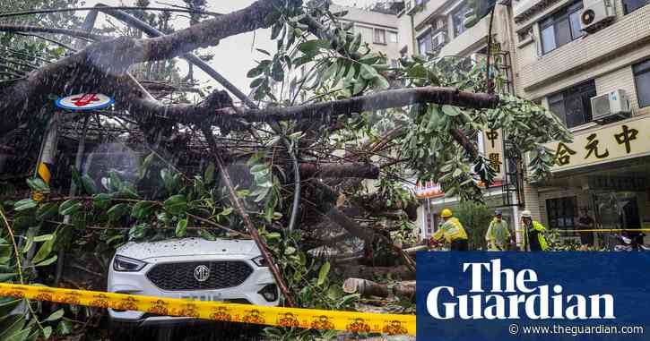 Typhoon Kong-rey: biggest storm in decades wreaks destruction in Taiwan