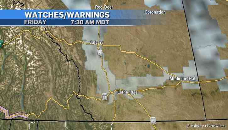 Near-zero visibility prompts advisories for Calgary and area early Friday