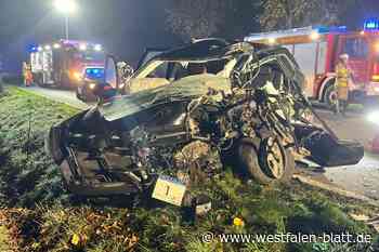 Autofahrer (39) stirbt bei Unfall auf B68 in Warburg