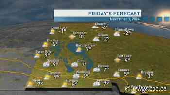 Riley Laychuk's Manitoba forecast for Friday, Nov. 1, 2024