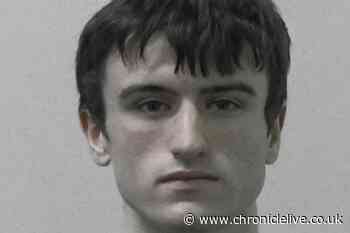 CCTV of knife killer Logan MacPhail arriving in Hexham and covering face before stabbing Holly Newton