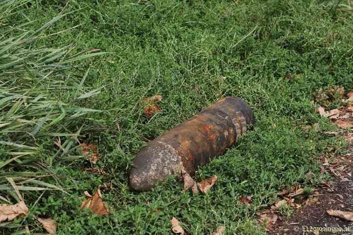 Onontplofte granaat gevonden op voormalig schoolterrein aan de Sont in Delfzijl