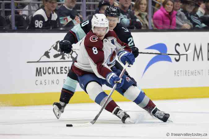 Makar named NHL’s first star for October; Michkov grabs rookie honours