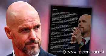 Erik ten Hag laat voor het eerst van zich horen na ontslag bij Manchester United: ‘Helaas is de droom ten einde gekomen’
