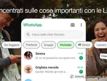WhatsApp introduce le liste per le chat: come organizzare e filtrare le conversazioni